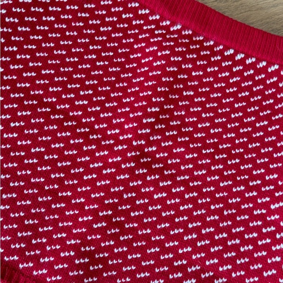 NWOT Roots 100% Merino Wool - Holiday Christmas Falling Snow Mini Skirt - Size S - Picture 3 of 5